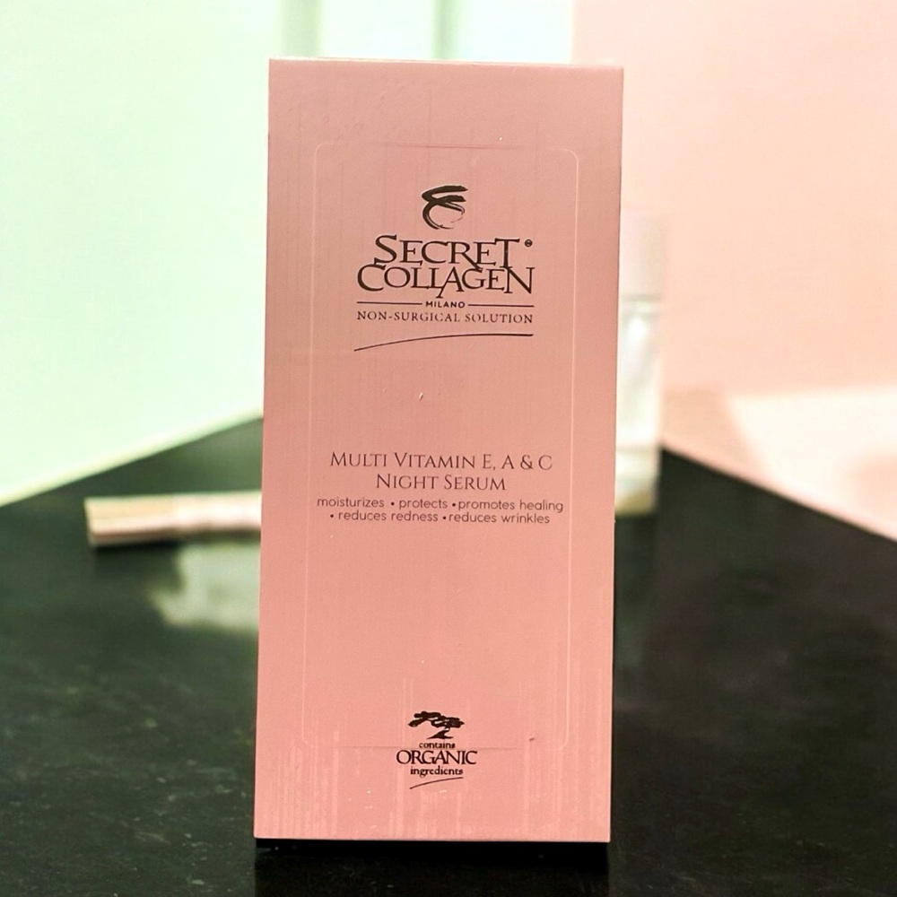 SECRET GARDEN Multi-Vitamin Night Serum Non-Surgical Solution 1.7 fl oz.